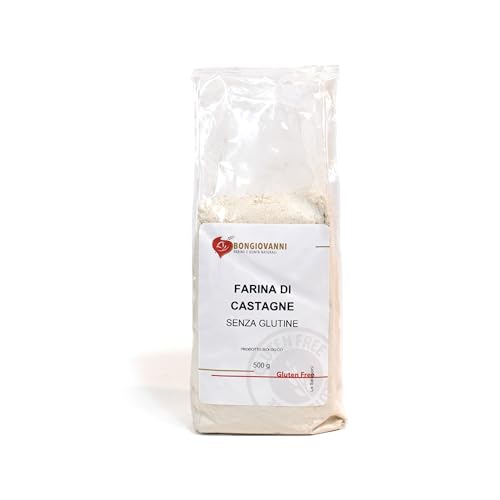BONGIOVANNI FARINE E BONTA' NATURALI Farina Di Castagne Bio Senza Glutine G, 500 Grammo