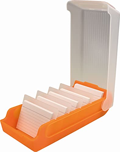 Flash Beebox A7 Orange : Boîte de Rangement Cartes de Visite et Révision