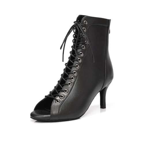 Dancing Boots Women Latin High Heel Ballroom Salsa Tango Evening Wedding Party Practice