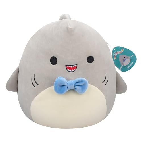 Squishmallows Originales de 20 cm Gordon el Tiburón Gris