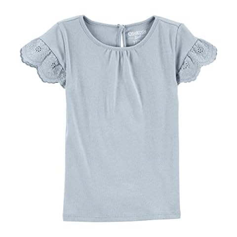 OshKosh B'Gosh Girls' Fashion Top, Blue, 5T Cover