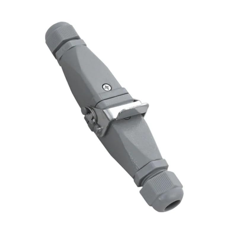 Heavy Duty Connectors DHC-HA-003 3pin 4pin 5pin 7pin 10A Industrial Plug HQ-005 16A Metal Rectangular Connector(4 Core Side-Docking)