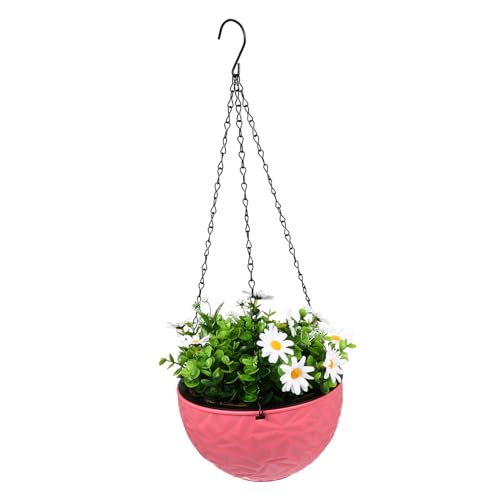 POPETPOP Maceta Colgante De Plástico Forma De Araña para Plantas Verdes para Balcón Contenedor De Jardinería para Plantas Colgantes