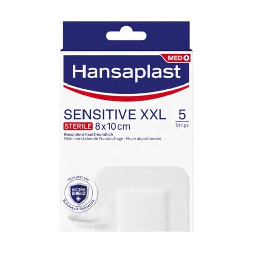 Hansaplast Wundverband Steril Sensitive 8x10cm 5 St. Pflaster