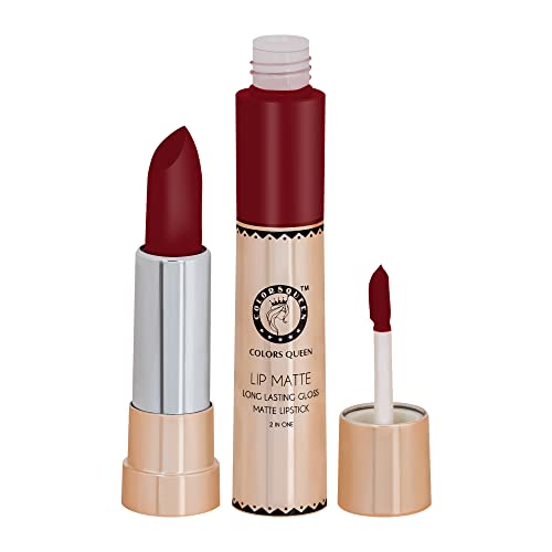 Image of Colors Queen 2 in 1 Matte Lipstick | Lip Matte | Long Lasting Gloss, Waterproof, Non Transferable | (41 - Spicy)
