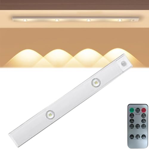 【TRENIE】人感センサー付き 充電式 超薄型 LED バーライト 3 段階調色 暖色 室内照明 自動点灯 消灯 廊下 玄関 キッチン 吸着ライト 20-80cm オートライト H8