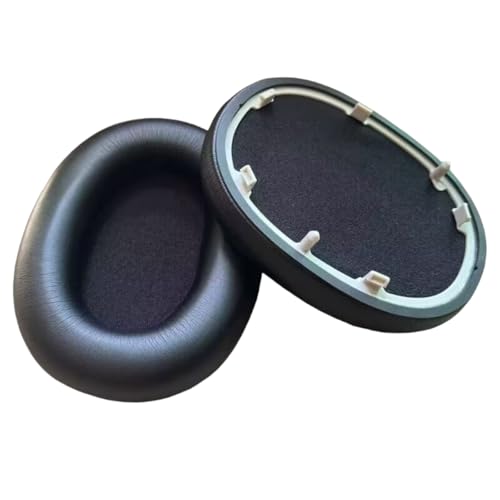 for ソニー WH-1000XM6 イヤーパッド イヤークッション WH-1000XM6 ヘッドホン 交換用 パッド スポンジカバー ソフト イヤーカバー プロテイン レザー 音漏れ防止 (ブラック)