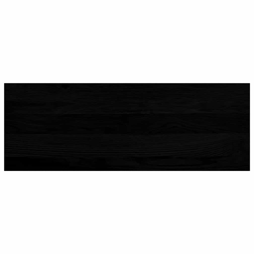Rantry Davanzali 2 pz Marrone Scuro 70x25x2 cm Legno Massello Rovere, Arredo Mobili da Interni per Camera da Letto Soggiorno Ufficio