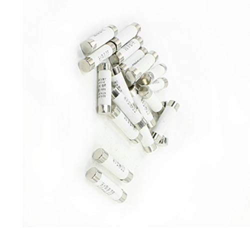 Aexit 20 Pcs Breakers, Load Centers & Fuses RO15 RT19 RT18 RT14 10 x 38mm Ceramic Cylinder Fuse Circuit Breaker Panels 500V 32A