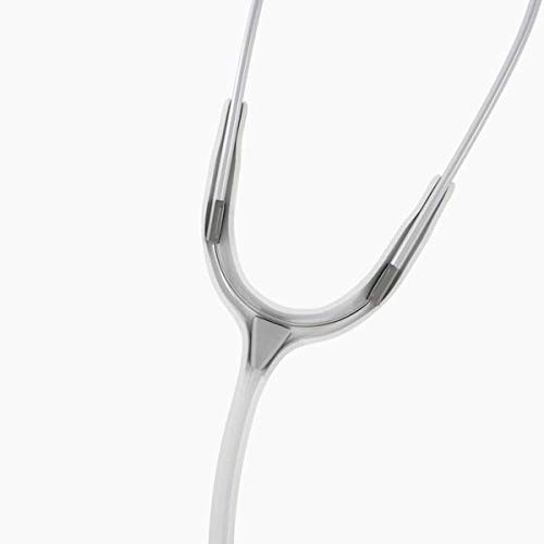 MDF Instruments, MD One Stainless Steel Premium Dual Head Stethoscope, White Tube, Whiteout Chestpieces-Headset, MDF777WO - Image 5