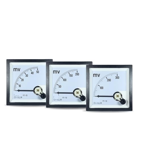 Voltmètre CC à aiguille CP72 DC 50mV pour mesure précise en tableau - 2
