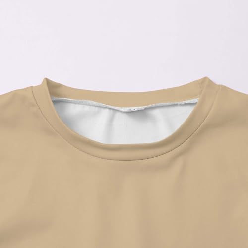 Girls Boys Basic Solid Oversized T Shirts Kids Half Sleeve Crewneck Soft Sports Tees Teens Summer Trendy Casual Baggy Tops4