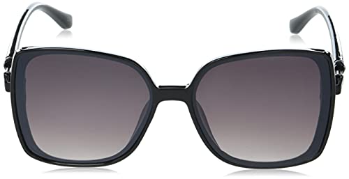 Vince Camuto Womens Vc963 Glamorous Uv Protective Square Sunglasses Wear Year Round Luxe Gifts For Women 59 Mm, Black, Mm Us #TOP1
