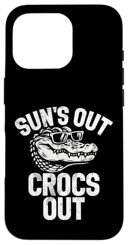 Sun's Out Crocs Out �N���R�_�C�� �X�}�z�P�[�X iPhone 16 Pro �p