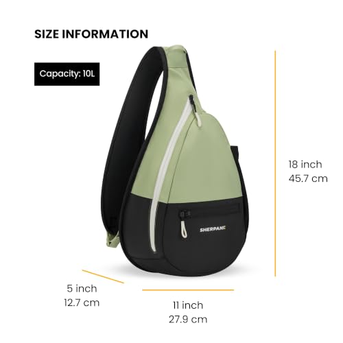 Image of Sherpani Esprit, 10L Crossbody Sling Backpack for Women (Palm)