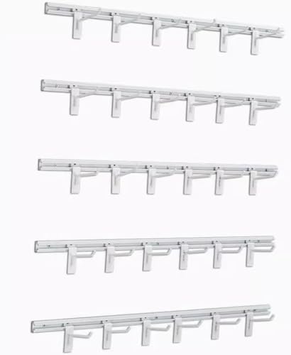 Helmet Holder Wall Mount, Wall Mounted Hard Hat Rack, Constructed