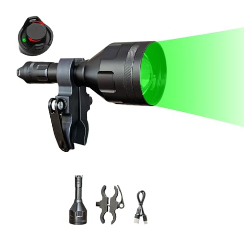 Spale Xh-06 Long Range Green Light Hunting Flashlight for Hog Varmint - image 1