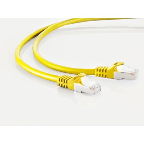 Cable de red Cat7 S/FTP 1 m amarillo miniatura 2