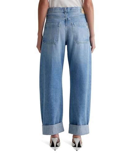 AG Adriano Goldschmied Women's Farrah Mid Rise Crop Boot Jean2