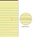 Amazon Basics 50 sheet Wide Ruled Lined Writing Note Pad, 8.5