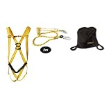 Kit anti-chute avec harnais et corde réglable de 2 mètres SCOTIA 50...
