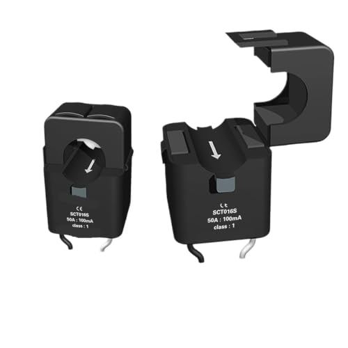 Transformador de corriente SCT 016 sensor split core 100A cable medición