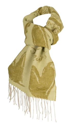 Écharpe femme en laine Sweet Years écharpe verte italienne SYSC01 cm 165 x 30 taille unique