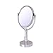 Allied Brass TR-4/2X Tribecca Collection 8 Inch Vanity Top 2X Magnification Make-Up Mirror, Polished Chrome
