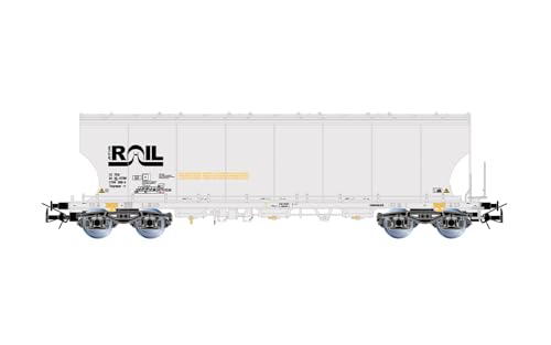Rivarossi HR6675 ATIR-RAIL, 2-unit pack 4-axle round-sided silo wagons, grey livery livery, ep. VI for adults 14+ years - Image 3