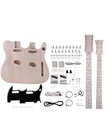 EVERYTHING YOU NEED IN ONE BOX: This great value DIY double neck guitar kit has all the necessary parts and hardware for a professional level build. Without any of the hassle and expense of sourcing all of the parts, everything you need is in one box...