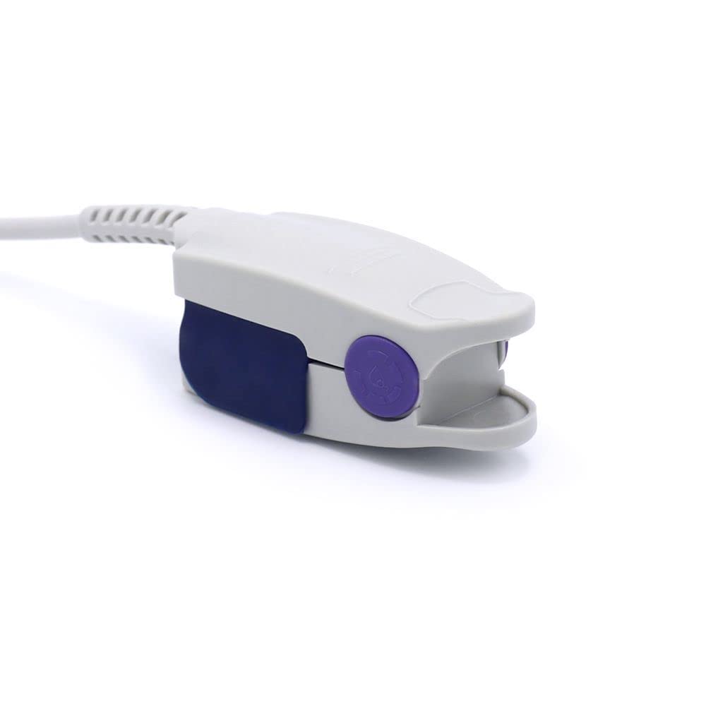 Datex Ohmeda Kompatibel Direct-Connect SpO2 Sensor OXY-F4-GE Fingerclip für Erwachsene, 3 m, 11-poliger Stecker, FDA/CE-geprüft