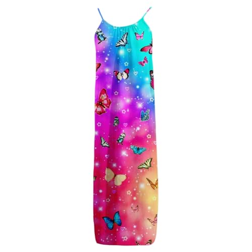 Image of HTHLVMD Backless Cami Dress Summer Dresses for Women 2026 Spaghetti Strap Dresses Womens Solid Color Backless Cami Dress