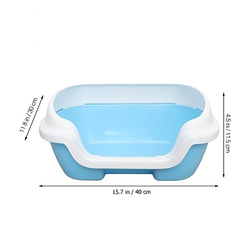 Caja sanitaria para gatos ULTECHNOVO azul abierta miniatura 2