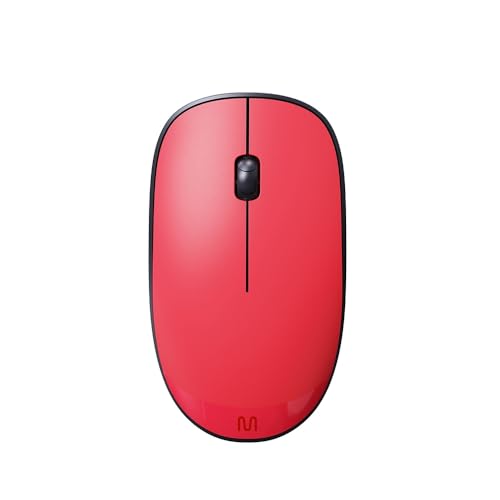 Mouse Sem Fio Slim MS300 1200 DPI 3 botões Vermelho
