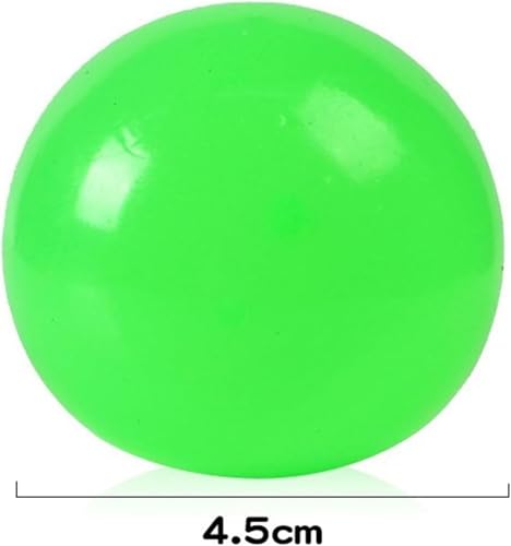 Glows in The Dark Sticky Balls, Bounce Back to You, Glow in The Dark Sticky Balls That Stick to The Ceiling, Sticky Glows Stress Balls Fidget Toys, Stress Balls for Kids and Adults (4Pcs)