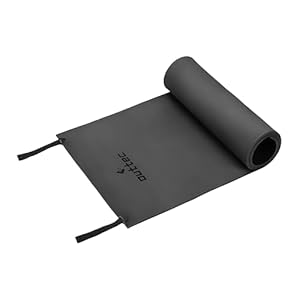 Outtec Colchoneta Ultraligera, Plegable con 2 Correas de compresión, Espuma EVA, Esterilla de Aluminio, Esterilla de Tienda de campaña, para Dormir, Camping, Supervivencia, para Exteriores
