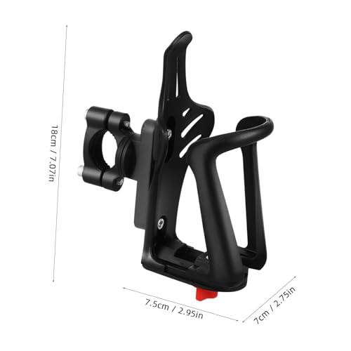 Portabidones sin tornillos ajustable de metal para evitar caidas de botellas 3