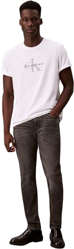 Calvin Klein Herren Jeans Hose Taper Hearst Grey Slim Fit, Grau (Hearst Grey), 28W/34L – Ansicht 4
