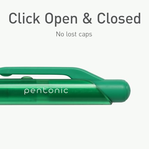 Pentonic G-RT Bolígrafos Retráctiles Gel 10 Colores miniatura 5