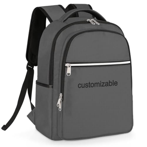 Mochila personalizada personalizada com impressão de alta resolução, mochila personalizada de camada dupla com compartimentos para homens e mulheres - Mochila personalizada para laptop, Multicolor03