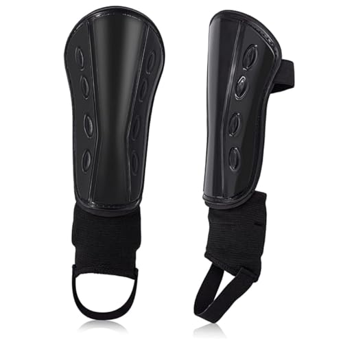 Gogogmee 1Pair Teenager Shin Guards with Ankle Sleeve Comfortable Soccer Training Equipment for Youth Ergonomic Design for Optimal Fit and Durability for Football Practice and Games