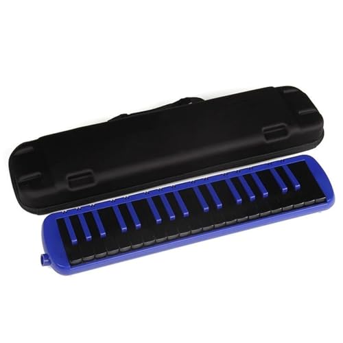Harmonica à 37 touches bleu et étui pour ne plus jamais abîmer votre instrument de musique