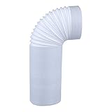 Daisypower Portable Air Conditioner Exhaust Hose 5.9 Inch Diameter Clockwise Thread 80 Inch Length Replacement AC Tube, Universal Compatible with Honeywell, Winter, LG, Delonghi