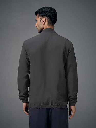 Image of TECHNOSPORT Men's Regular Fit Plus Size Solid Active Jacket With Techno Lite, UPF50+ Sun Protection