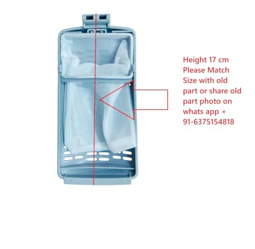 Image of Sanavya Size 17 cm Washing Machine Magic Filter | Lint Filter /Dust Filter /Waste Collector /Drain Jali for Semi & Fully Automatic Washing Machines (Compatible for Bosch. 17 cm)