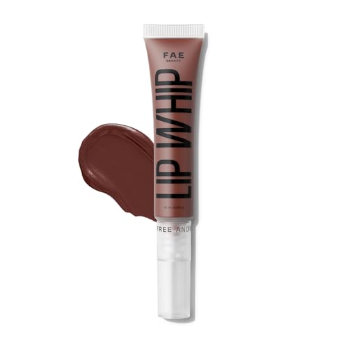 Image of Fae Beauty Lip Whip 12H Matte Liquid Lipstick | Long Wear | Non Drying | Soft Mousse Smudgeproof Formula | Vegan | Enriched with Vitamin E and Cherry Coffee - Steamy