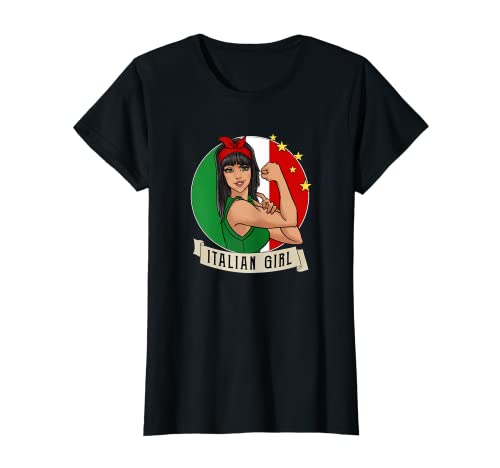 Femme Fille italienne Italie T-Shirt