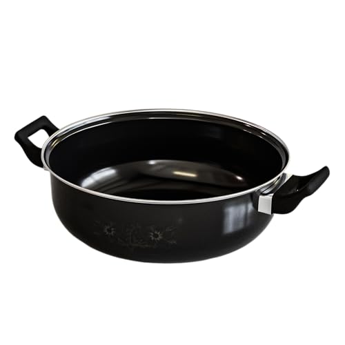 The Earth Store EcoLuxe 4 Litre Cast Iron Kadai/Kadhai Induction & Gas Base Friendly Lass Oil Used Toxin & PFOA Free Cookware for Kitchen, Black (B0CRL64S5Z) Amazon Price History, Amazon Price Tracker