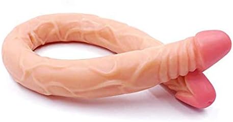 22In Lifelike Dildo Double Dong Big Penis for Women G-spot Stimulation Realistic Dildo Double Side 2 Head Dildo Adult Sex Toy for Anal Vaginal Play Anus Stimulator for Women Lesbian Gay Man Couples