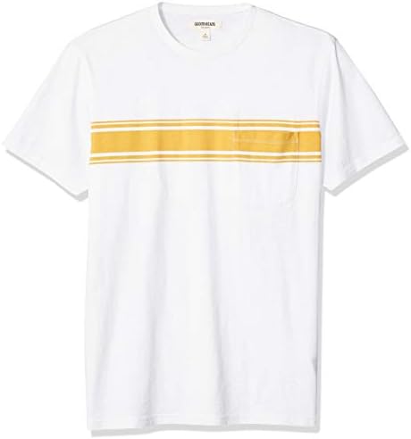 Amazon Brand - Goodthreads Men's Lightweight Slub Crewneck Pocket T-Shirt